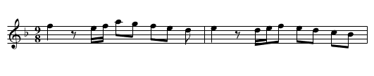 Acemkürdî Arana?me (Aksak) - staff notation
