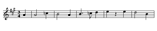 Ach Elslein - staff notation