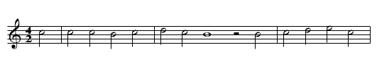 Ach Gott in deinem hoechsten Thron - staff notation