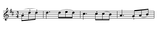 Achil Air - staff notation