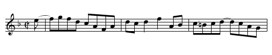 Acorn Stomp - staff notation