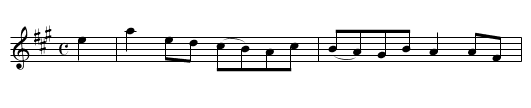 ACROBAT'S HORNPIPE - staff notation
