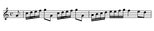 Adagio - staff notation