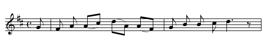 Adam Buckham, O! - staff notation