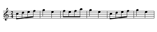 Adam - staff notation
