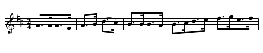 Address to the Army - staff notation