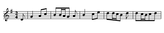 ADE ZUR GUTEN NACHT - staff notation