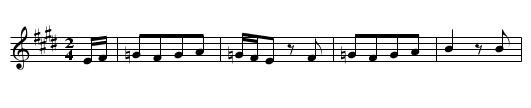Adelina - staff notation