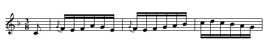 Admiral Gambier's Waltz - staff notation