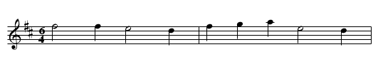 Adsons Saraband - staff notation