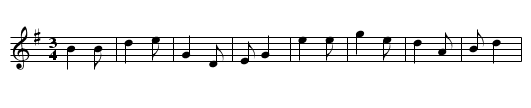 Ae Fond Kiss - staff notation