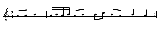 Aéroplane (Lampaul-Guimiliau) - staff notation