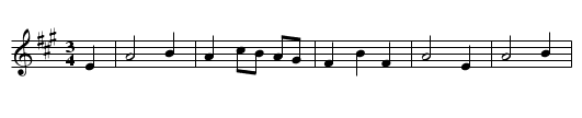 AF AF EHS HIAERTN - staff notation