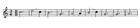After the Ball - staff notation
