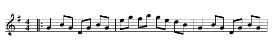 After the sun goes down - staff notation