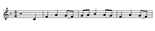 Afton Water (Flow Gently, Sweet Afton) - staff notation