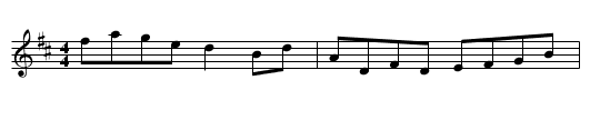 Aggie Whyte's - staff notation