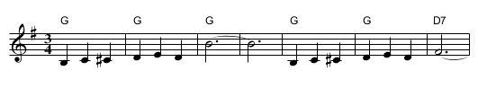 Agnes Waltz - staff notation