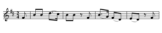 Agoriad y melinydd - staff notation