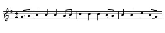 Aiken Drum - staff notation