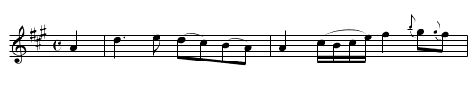 Ailleacan Dubh O! - staff notation