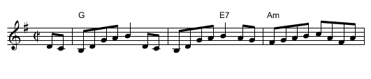 Aim&eacute; Gagnon's #2 - staff notation