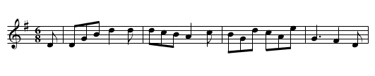 Air by Haydn - staff notation