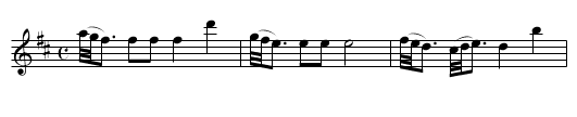 Air By Mr.Arne,(Melody). BC.51a - staff notation