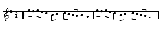 Air de rigodons du Gapençais - staff notation
