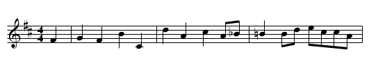 Air for Linda (Harmony) - staff notation