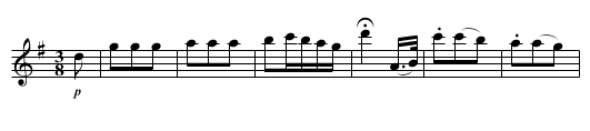 Air - Grazioso - staff notation