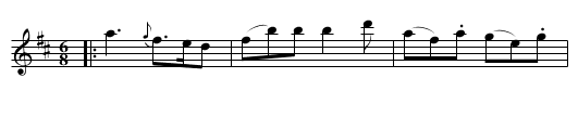 Air in Queen Mab - staff notation