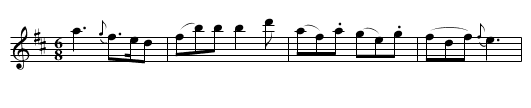 Air in Queen Mab - staff notation