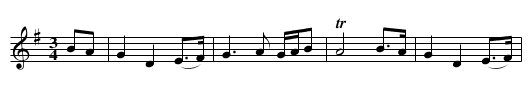 AIR XXI. Tweed-side. - staff notation