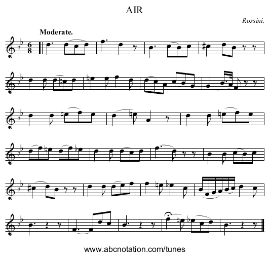 AIR - staff notation