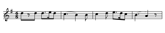 Air - staff notation
