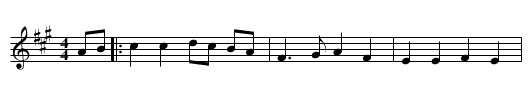 Aitken Drum - staff notation