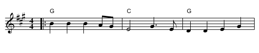 Aitken Drum - staff notation