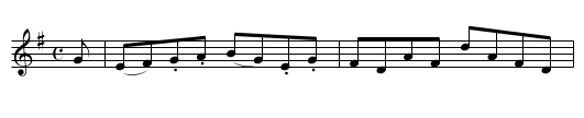 A.J. Wighton's Reel - staff notation