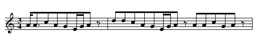 Ajiege - staff notation
