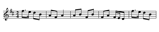 Aka Polka - staff notation