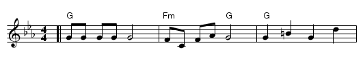 Akdomes - staff notation