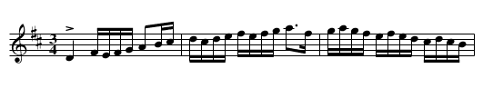 Åkermans polska - staff notation