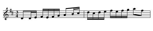 &Aring;kermans polska - staff notation