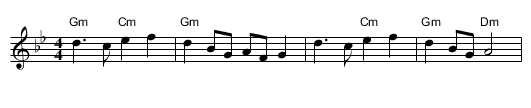 Al Gimali - staff notation