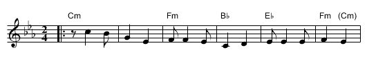 Al Hanisim - staff notation