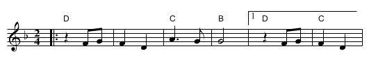 Al Harim - staff notation