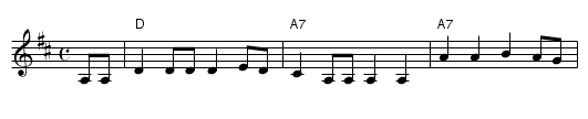&Auml;l&auml; itkelele - staff notation