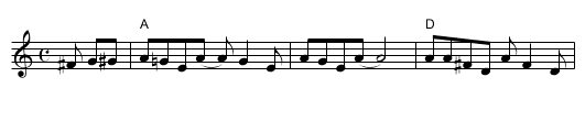 Alabama Jubilee #1 - staff notation