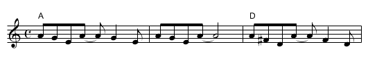 Alabama Jubilee #2 - staff notation